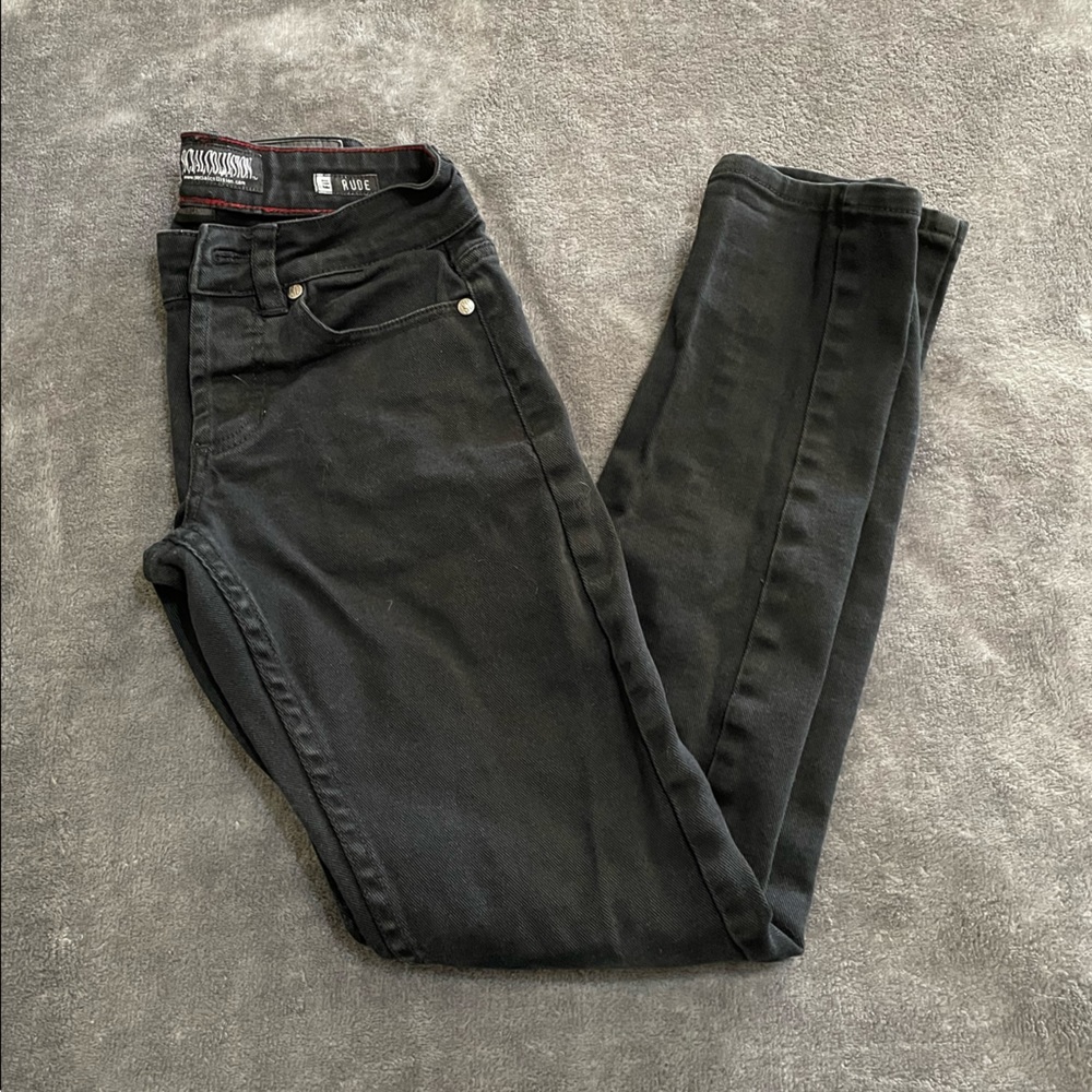 Social Collision Black Jeans Pants